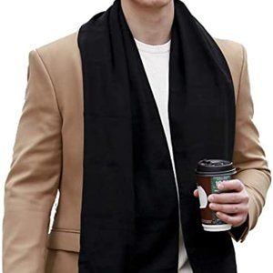 Men Cashmere Scarf Silky Warm - Cotton Scarves